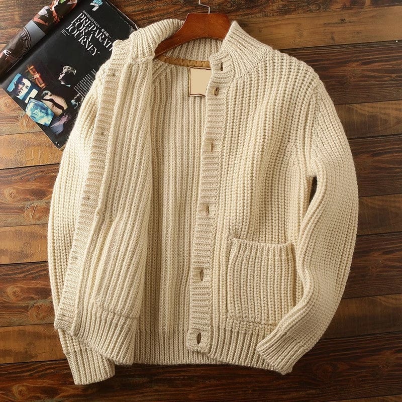 Mason | Zeitlose Strickjacke mit Reißverschluss