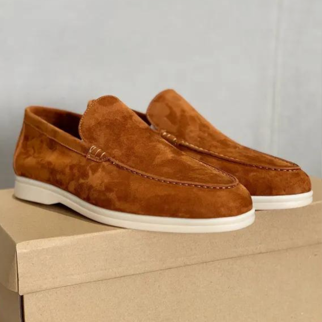 Stefano | Klassische Loafers aus feinem Wildleder