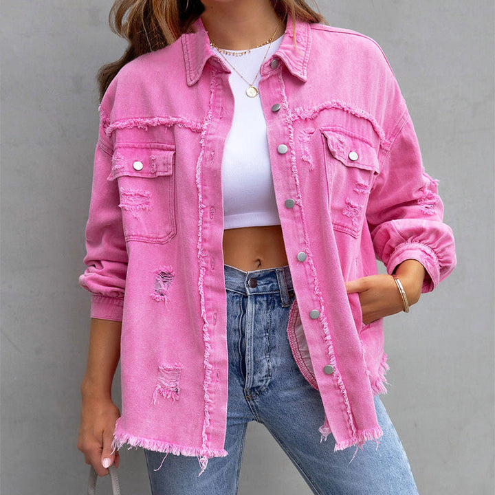 Laura Bunte Jeansjacke für fröhliche Outfits im Alltag und Sommer