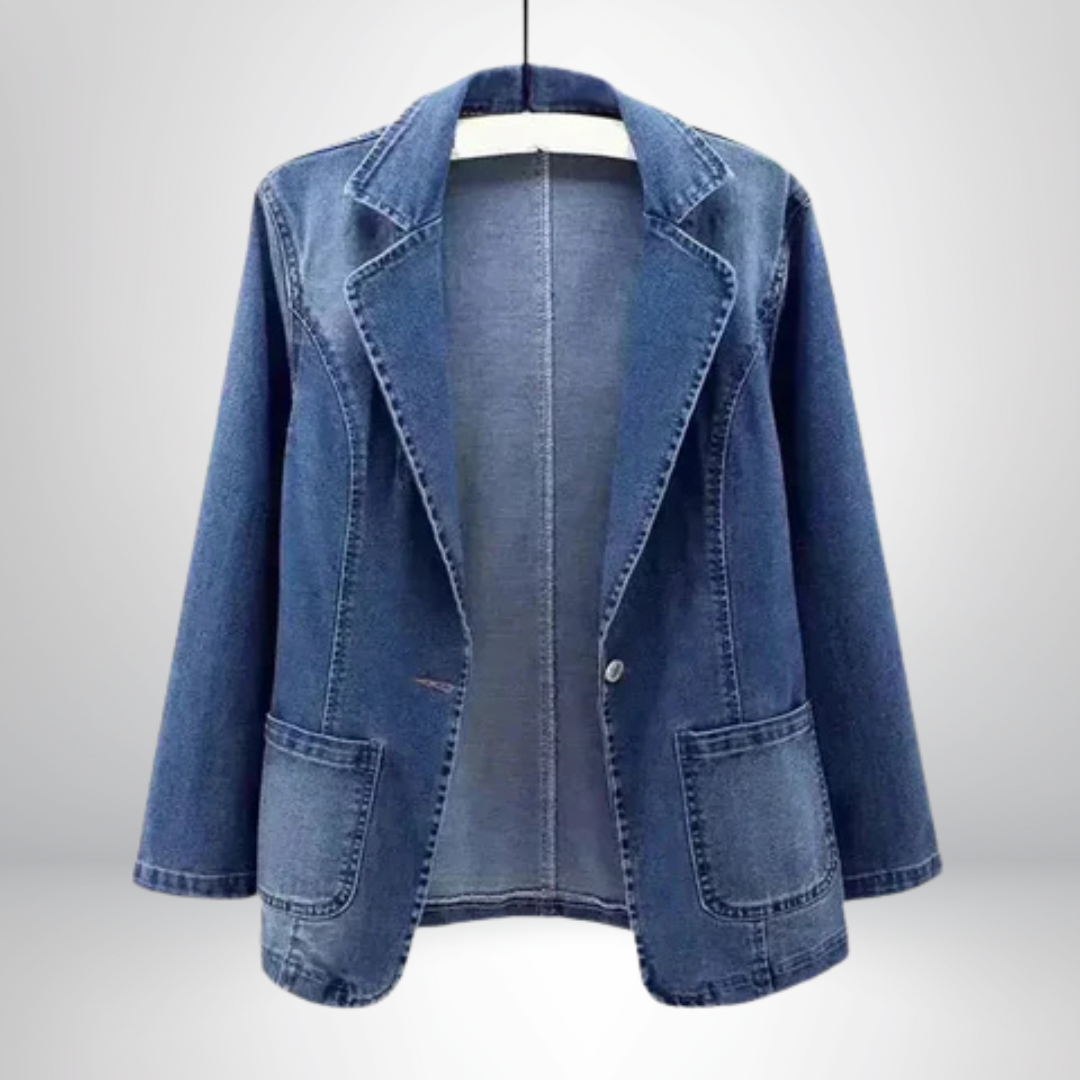 Isabella | Stylischer Denim Blazer für Alltag und Büro