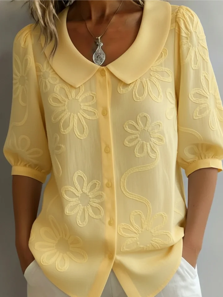 Livia | Elegante Soft-Touch-Bluse für Damen