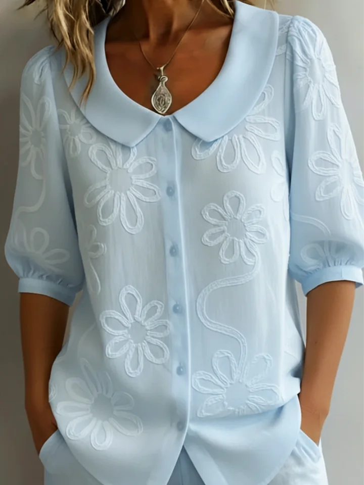 Livia | Elegante Soft-Touch-Bluse für Damen