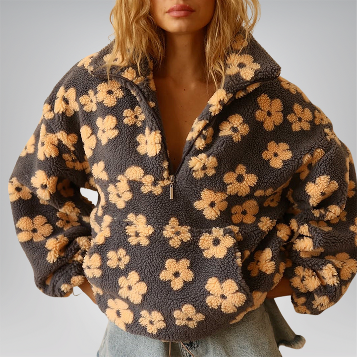 Leonie | Stylische Fleecejacke Damen mit Komfort