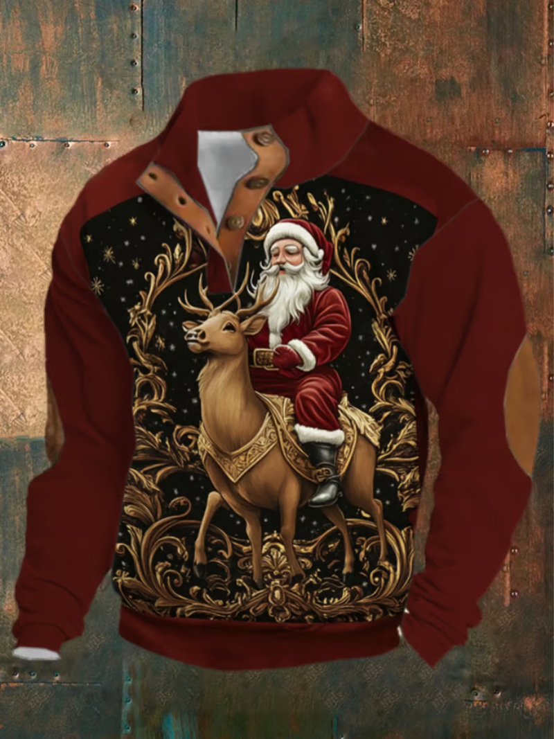 Luca | Herren Weihnachtspullover Mit Rentiermotiv