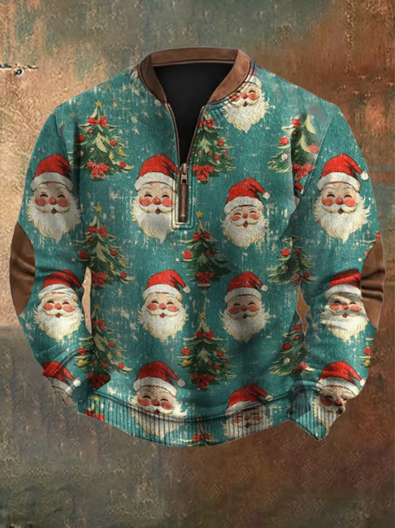 Noah | Festlicher Pullover Herren Mit Santa-Motiv