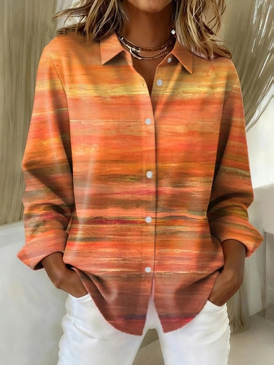 Hanna | Damen Bluse kariert modern & langärmlig