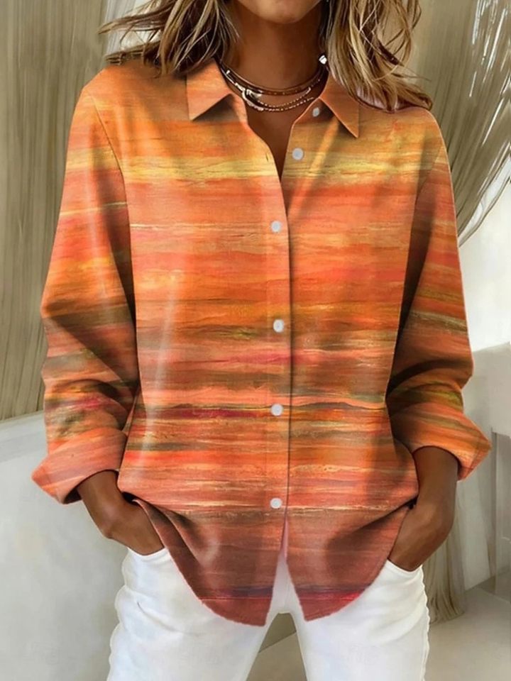 Hanna | Damen Bluse kariert modern & langärmlig