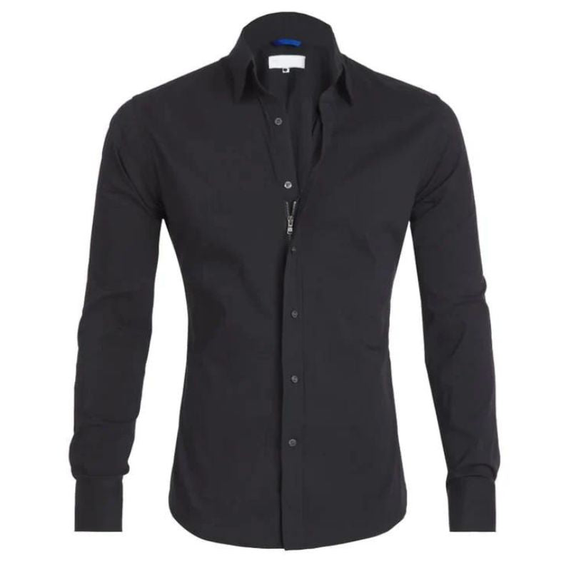 Lionel | Pflegeleichtes Zip-up-Shirt für Männer