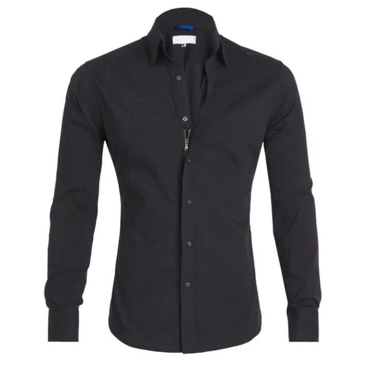 Lionel | Pflegeleichtes Zip-up-Shirt für Männer