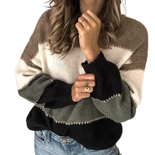 Helena | Strickpullover mit klassischen Streifen