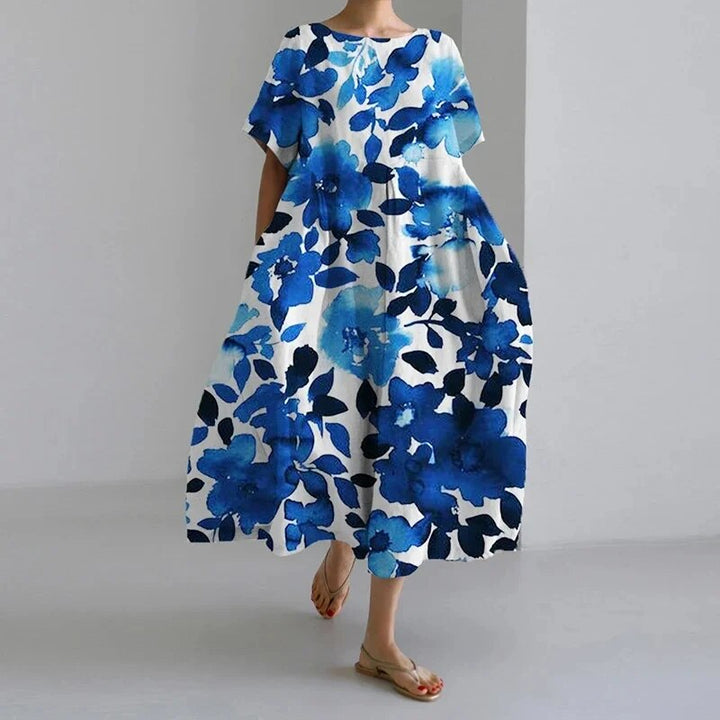 Rosa | Boho-Blumenkleid - Frühling mit verspieltem Chic und Leichtigkeit