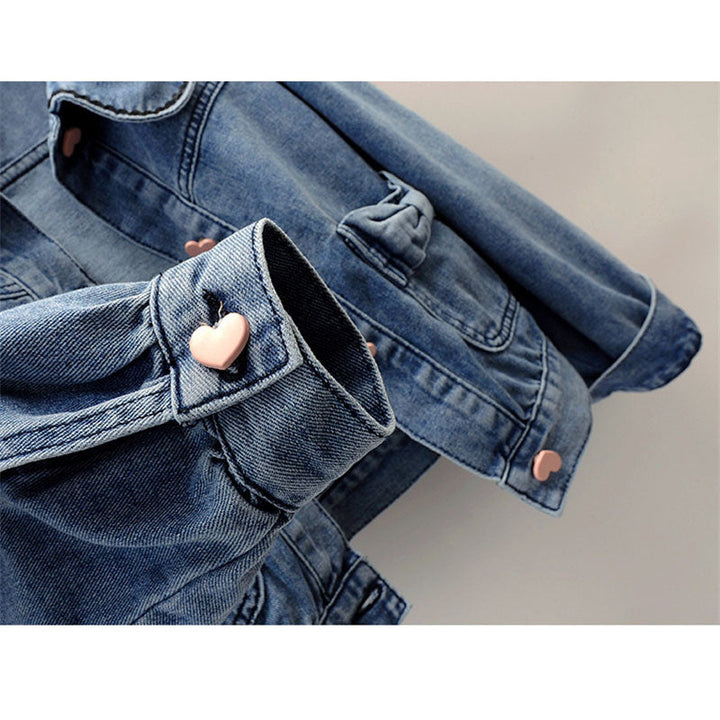 Pariser Chic Denim Jacke für elegante Frühlingsabende