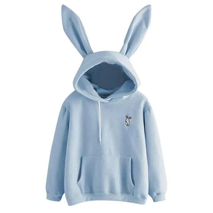Lina | Damen Sweatshirt mit Kapuze und süßen Ohren