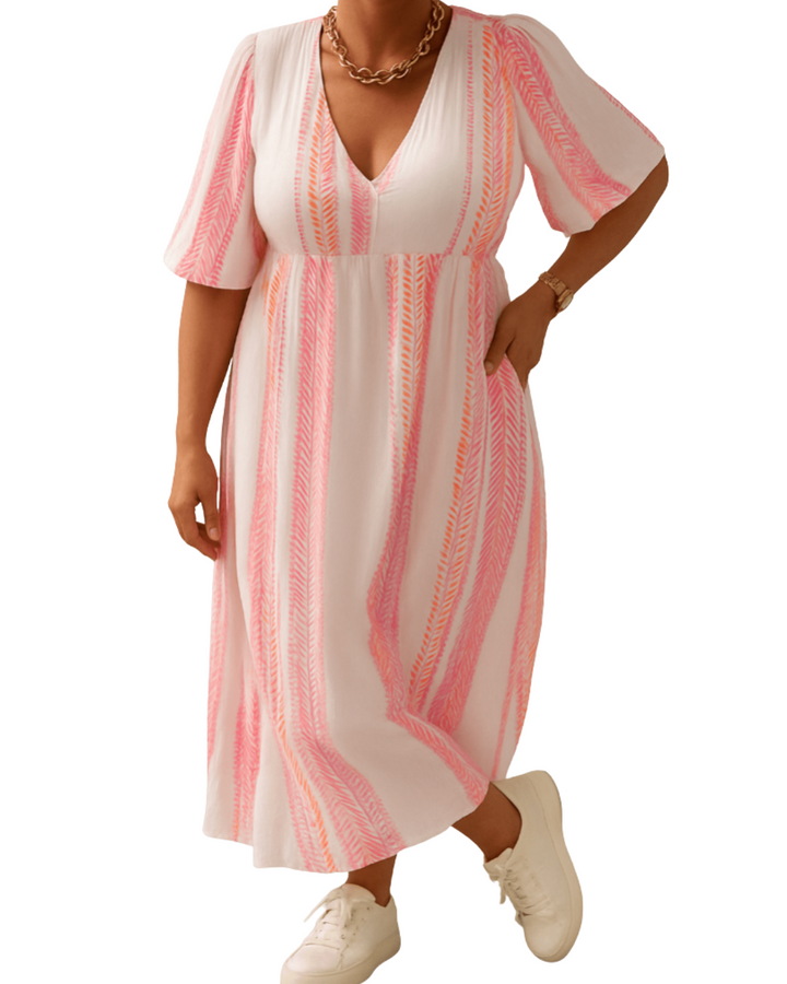 Clara | Schickes Leinen Sommerkleid Damen Look