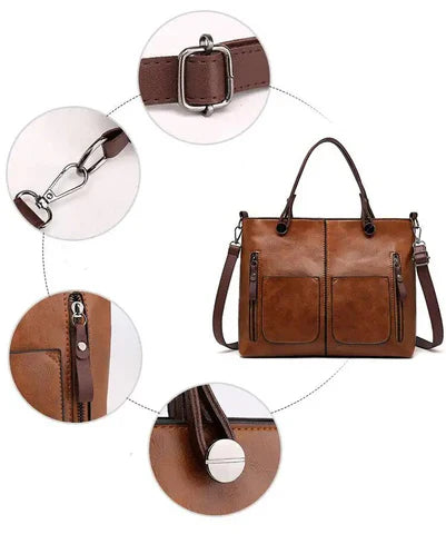 ROSALIE | Stilvolle Ledertasche mit Details