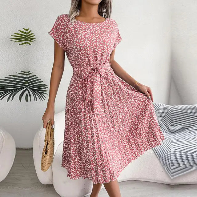 Trendiges Sommerkleid Rebecca mit Blumenmuster
