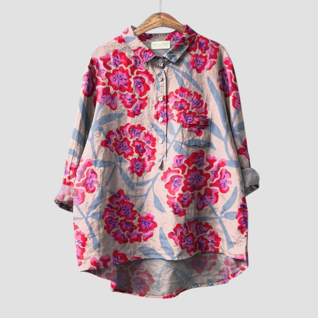 Rachel | Feminine Bluse mit Blumenmuster