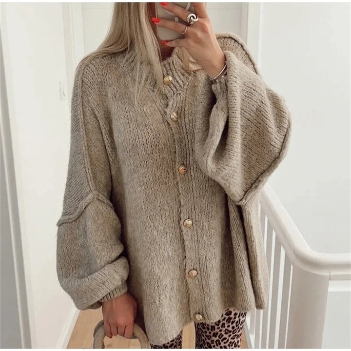 Amelie | Strickjacke aus Wolle mit bequemer Passform