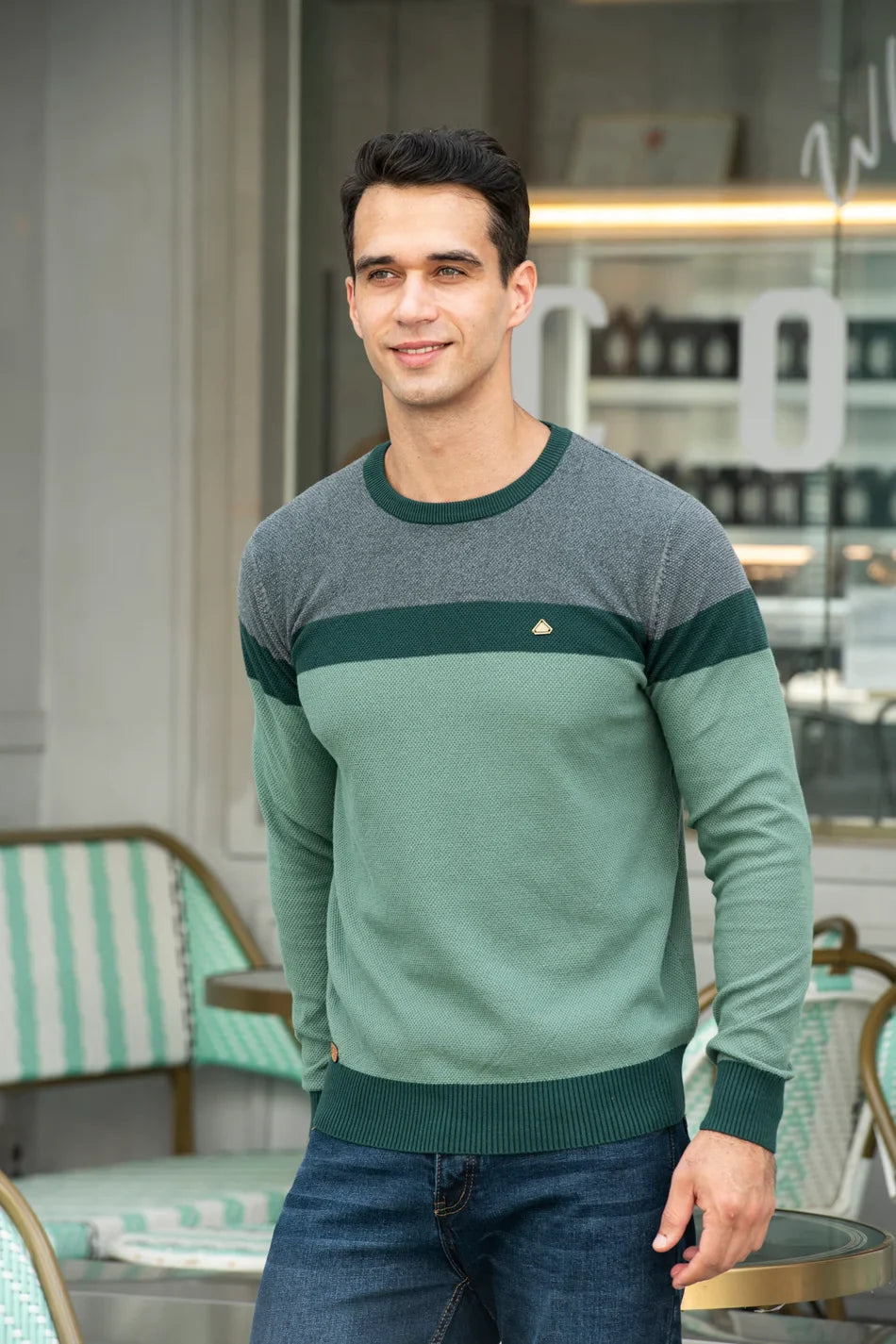 Simon | Robuster Herrenstrickpullover für jede Saison
