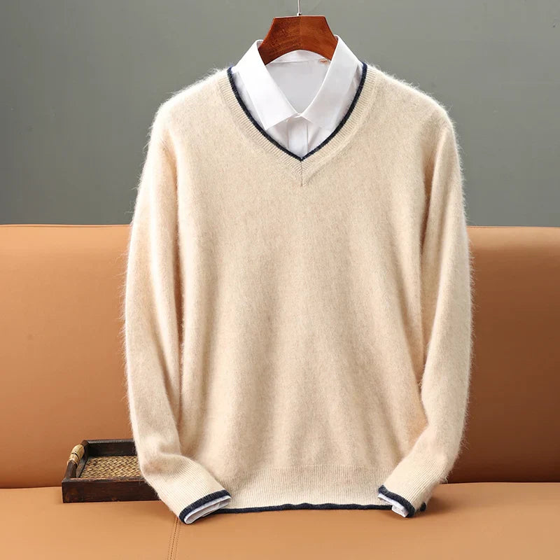 Herno | Warmer Kaschmirpullover mit Nerzanteil