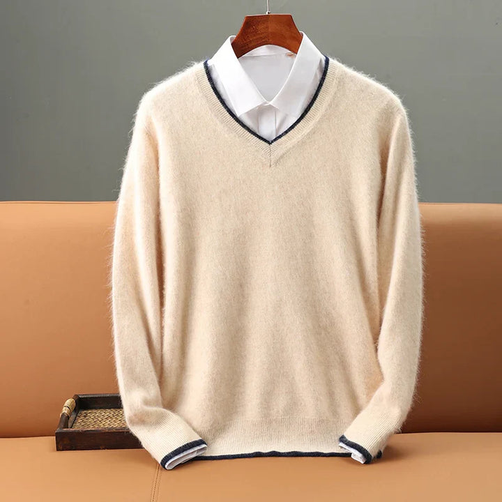 Herno | Warmer Kaschmirpullover mit Nerzanteil