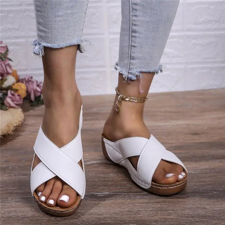 Freizeit Sandalen für Frauen mit Komfort für lange Spaziergänge
