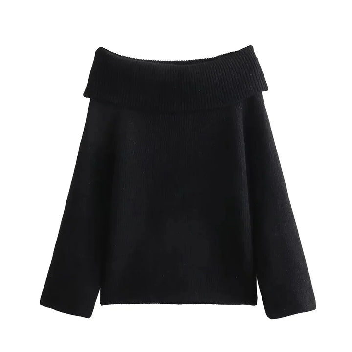 Lara | Schulterfreier Pullover mit weichem Stoff