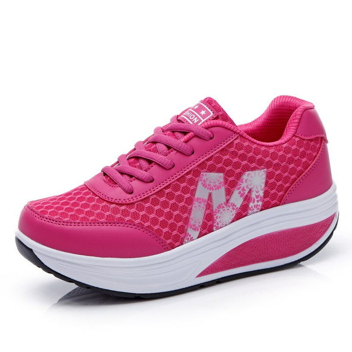 Elina | ChicLift Lace Up Keilsneaker für Damen