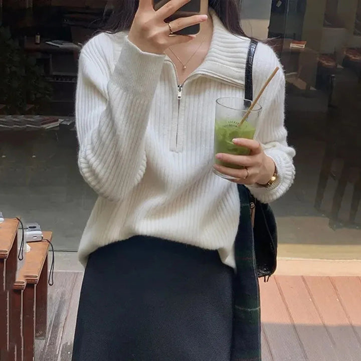 Sana | Pullover mit Reißverschluss im Casual-Stil