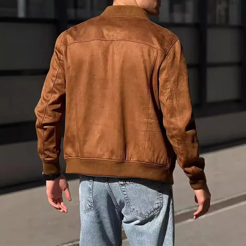 Envoli | Lässige Wildlederjacke im modernen Stil