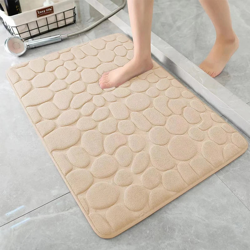 Kopfsteinpflaster-Design Badematte für Zuhause