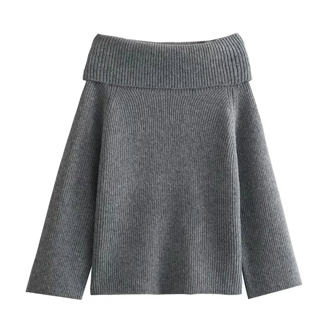 Lara | Schulterfreier Pullover mit weichem Stoff