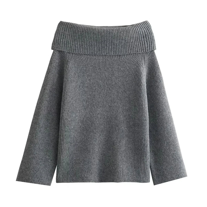 Lara | Schulterfreier Pullover mit weichem Stoff