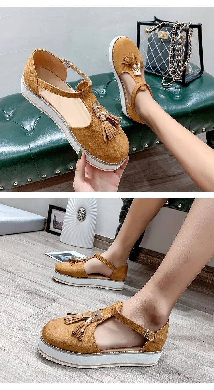 Mina | Sunshine Sandalen mit Quasten für sonnige Urlaubstage