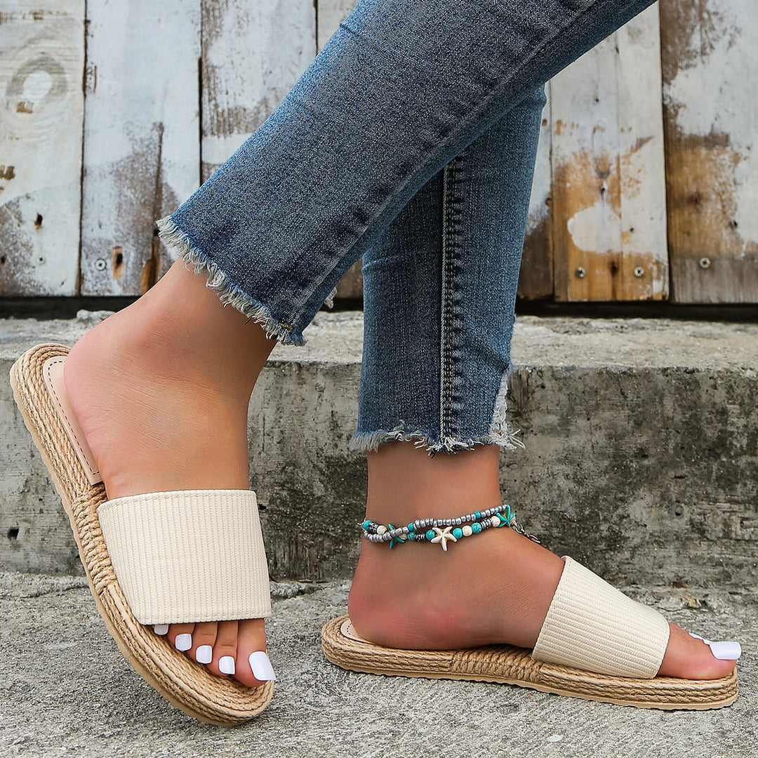 Camille Flache Sandalen für entspannte, elegante Sommertage
