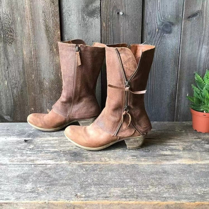 Greta | Zeitlose Lederstiefel für Alltag und Freizeit