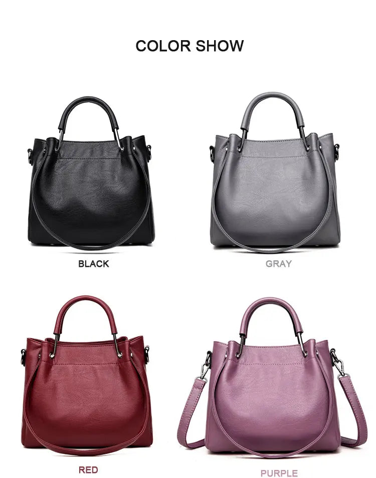 Ella | Eimertasche aus Leder im stilvollen Retrodesign