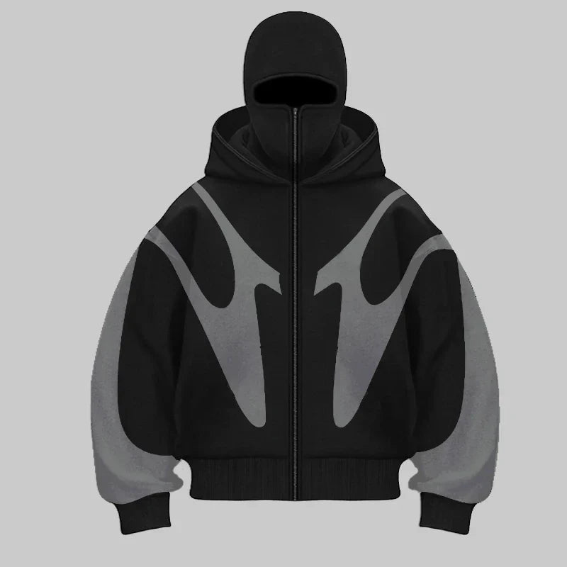 Eclipse | Kapuzenpullover mit Balaclava-Design für den Winter