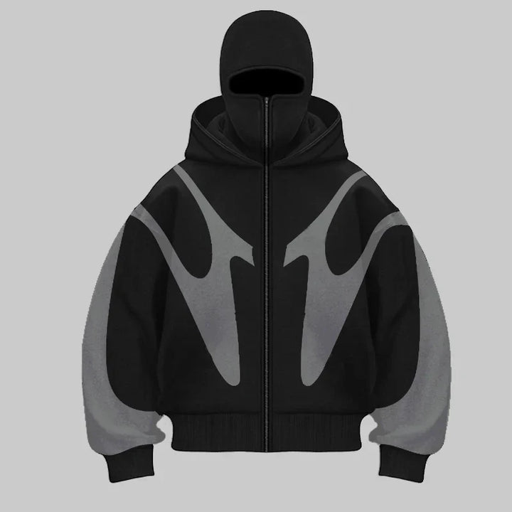 Eclipse | Kapuzenpullover mit Balaclava-Design für den Winter