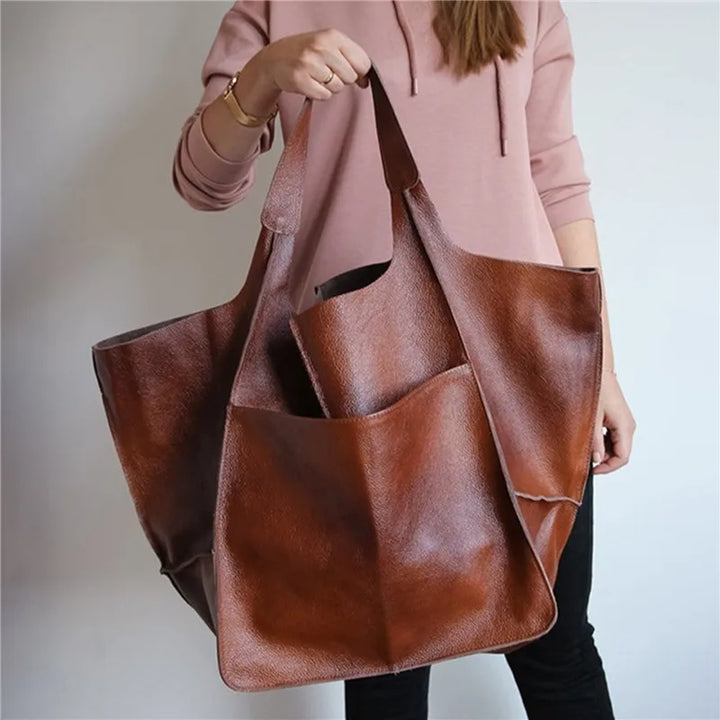 Laura | Vintage Ledertasche im Retro-Stil