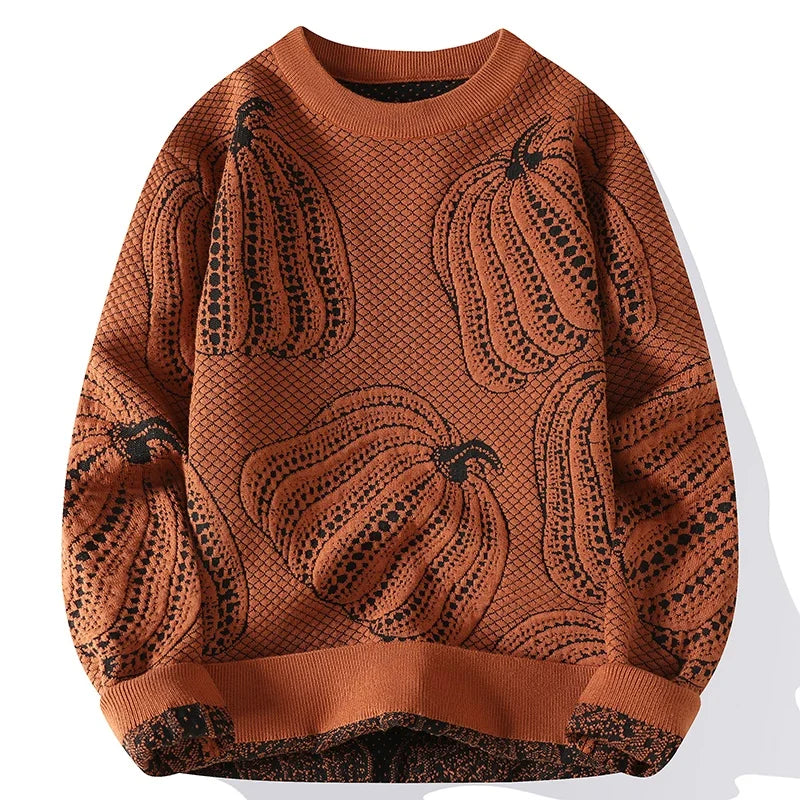 Harvest | Bestickter Pullover mit Natur-Motiv