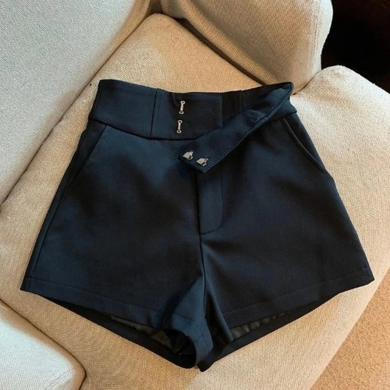 Schlanke schwarze Anzugshose für Business und Abendanlässe