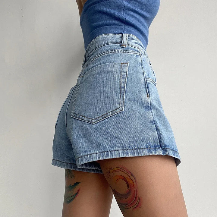 Olivia | Denim Mini-Rock für lässige Sommerlooks im Alltag