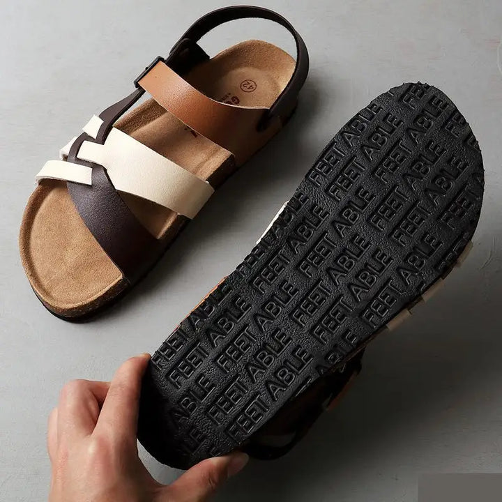 Mael Leder Sandalen für langlebigen Tragekomfort im Sommer