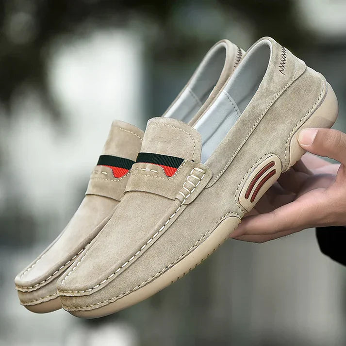 GENOVA ECHTE WILDLEDER LOAFERS für stilvolle City-Ausflüge