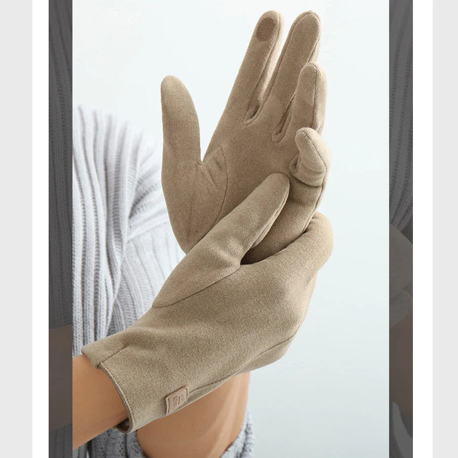 Luca’s | Touchscreen-Handschuhe mit Wildlederoptik