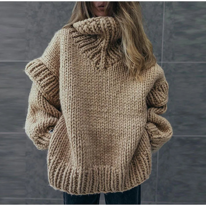 Übergroßer Pullover mit weichem Stoffmaterial
