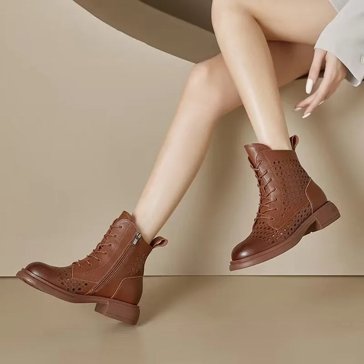 Modische Hohlstiefel mit bequemer Passform für Damen