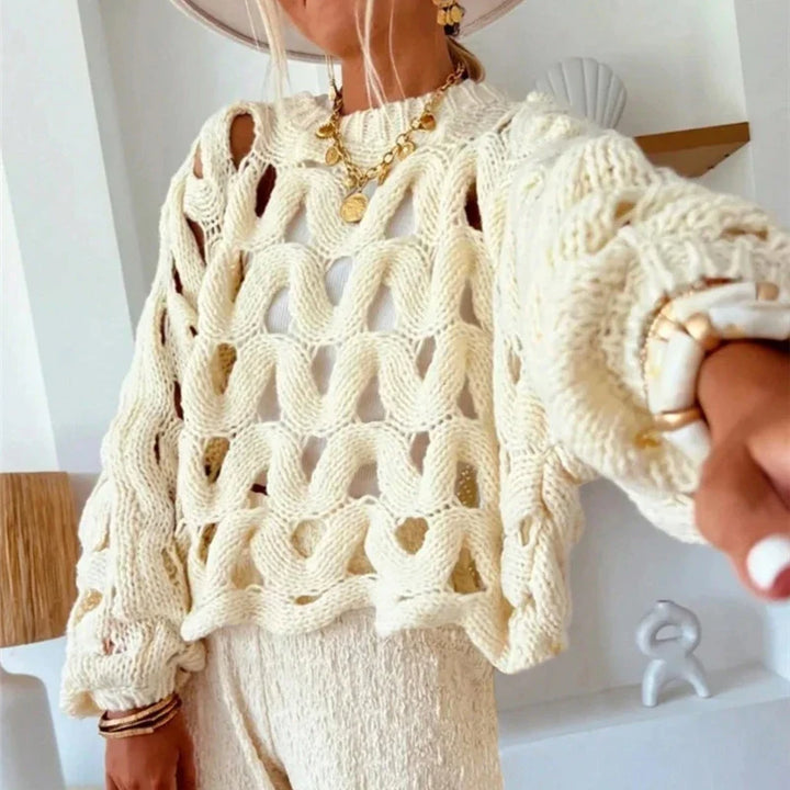 Valeria | Stilvoller Strickpullover Damen warm & weich