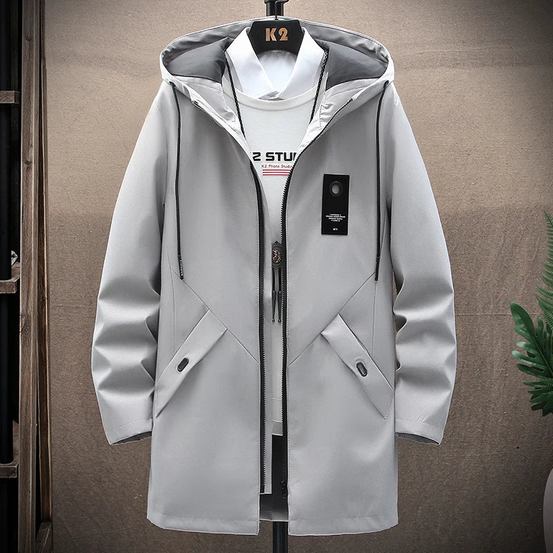 ModeBecker | Lange Kapuzenjacke im Trenddesign